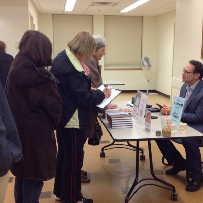 Ted Reinstein on New England's General Stores Ted Reinstein signing copies of his latest book, New England's General Stores