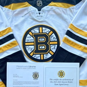 Bruins jersey with certificate of authenticity
