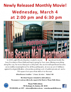 Flyer for Secret mall Apartment movie